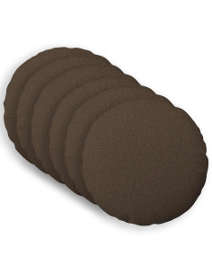 Cuscino con cuscino HEERLEN 6 pz Tortora Tessuto