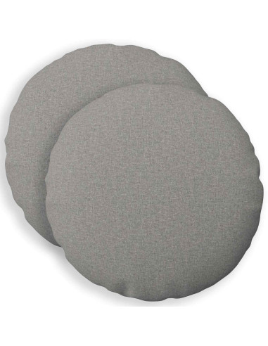 Cuscino con cuscino HEERLEN 2 pz Grigio Nuvola Tessuto