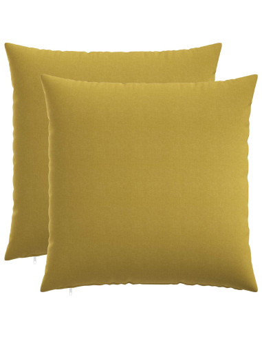 Cuscino con cuscino HEERLEN 2 pz Verde chiaro Tessuto