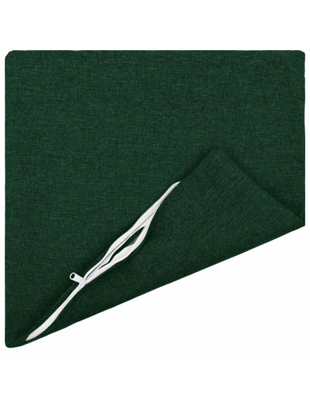 Cuscino con cuscino HEERLEN 12 pz Verde Scuro Tessuto
