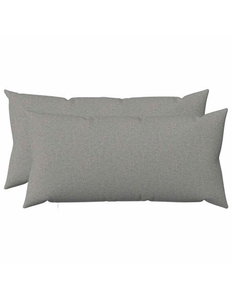 Cuscino con cuscino HEERLEN 2 pz Grigio Nuvola Tessuto