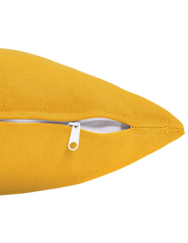 Cuscino con cuscino HEERLEN 6 pz Giallo Chiaro Tessuto