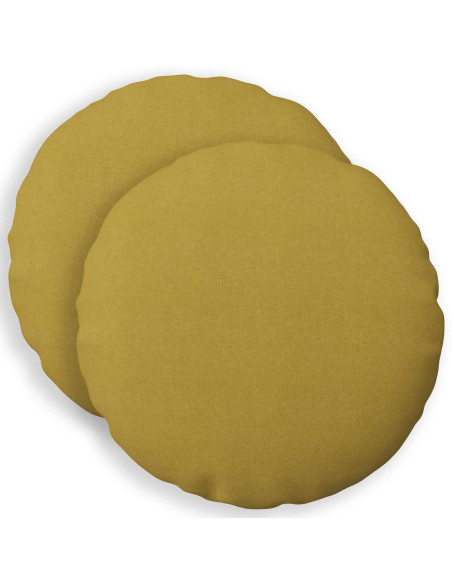 Cuscino con cuscino HEERLEN 2 pz Verde chiaro Tessuto