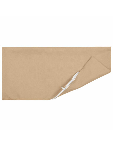 Cuscino con cuscino HEERLEN 6 pz Crema Tessuto
