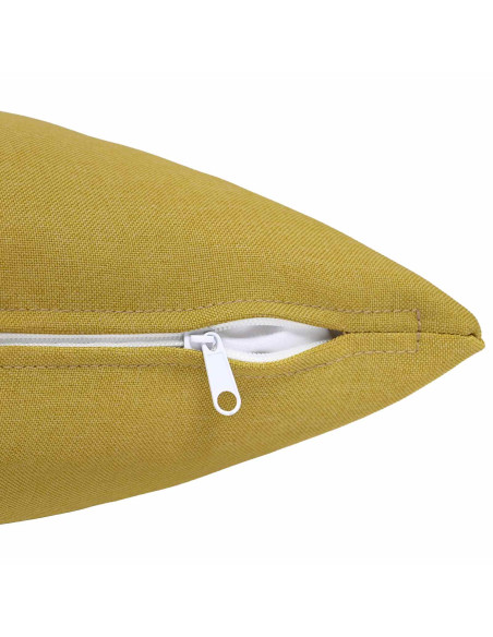 Cuscino con cuscino HEERLEN 2 pz Verde chiaro Tessuto