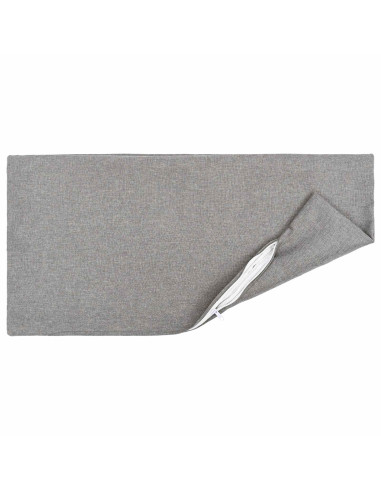 Cuscino con cuscino HEERLEN 2 pz Grigio Nuvola Tessuto