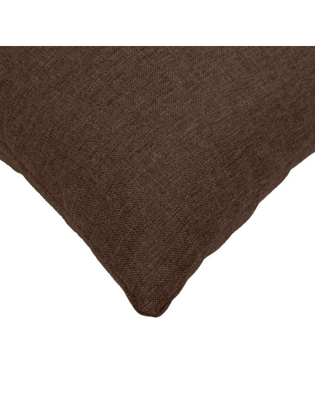 Cuscino con cuscino HEERLEN 2 pz Marrone Tessuto