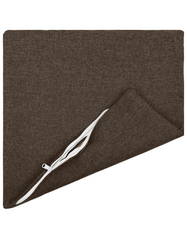 Cuscino con cuscino HEERLEN 12 pz Tortora Tessuto