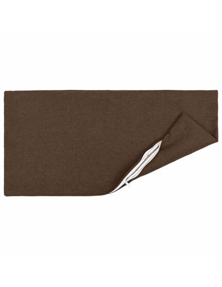 Cuscino con cuscino HEERLEN 6 pz Marrone Tessuto