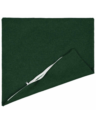 Cuscino con cuscino HEERLEN 2 pz Verde Scuro Tessuto