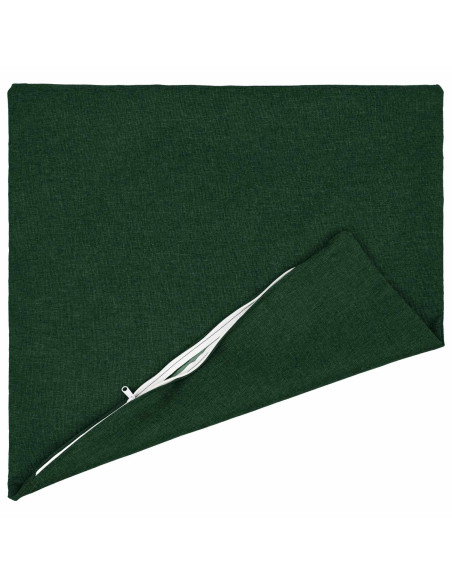 Cuscino con cuscino HEERLEN 2 pz Verde Scuro Tessuto
