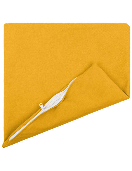Cuscino con cuscino HEERLEN 12 pz Giallo Chiaro Tessuto