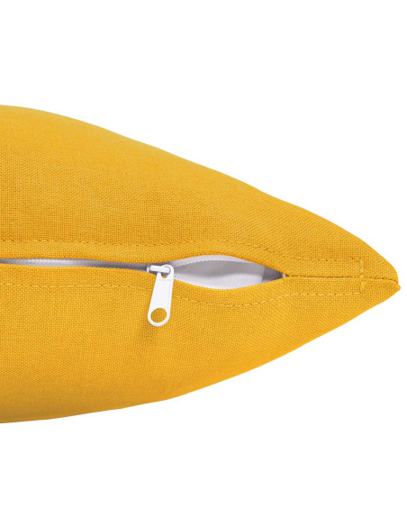 Cuscino con cuscino HEERLEN 12 pz Giallo Chiaro Tessuto