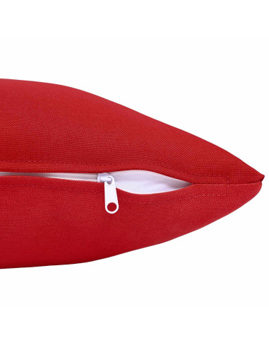 Cuscino con cuscino HEERLEN 6 pz Rosso Tessuto