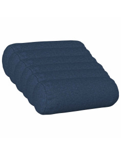 Cuscino con cuscino HEERLEN 6 pz Blu Tessuto