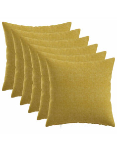 Cuscino con cuscino HEERLEN 6 pz Verde chiaro Tessuto