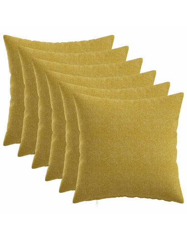 Cuscino con cuscino HEERLEN 6 pz Verde chiaro Tessuto