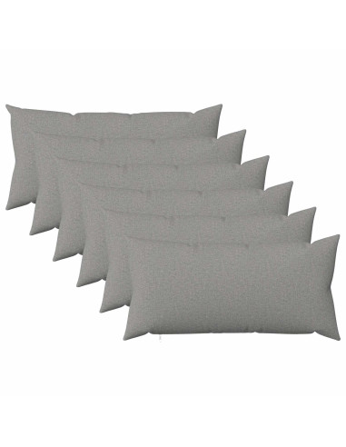 Cuscino con cuscino HEERLEN 6 pz Grigio Nuvola Tessuto