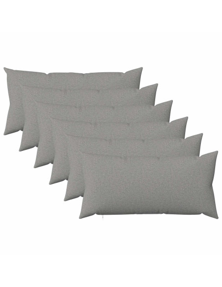 Cuscino con cuscino HEERLEN 6 pz Grigio Nuvola Tessuto