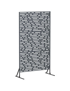 Schermo per Privacy 100 x 50 x 180 cm Acciaio Antracite 2