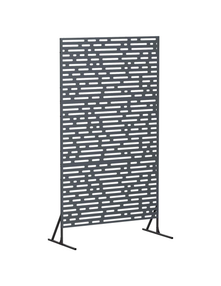 Schermo per Privacy 100 x 50 x 180 cm Acciaio Antracite