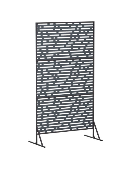 Schermo per Privacy 100 x 50 x 180 cm Acciaio Antracite