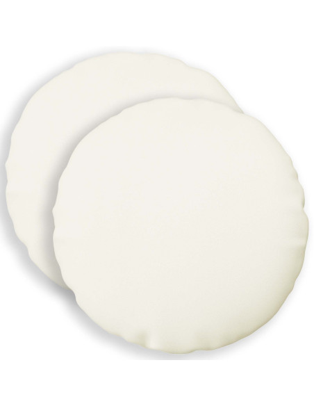 Cuscino con cuscino HEERLEN 2 pz Bianco Tessuto