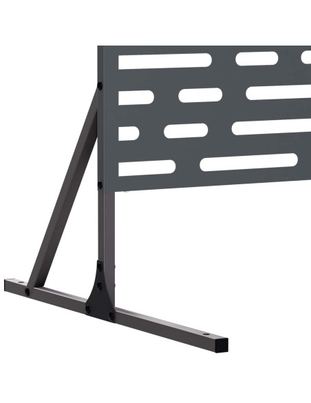 Schermo per Privacy 100 x 50 x 180 cm Acciaio Antracite