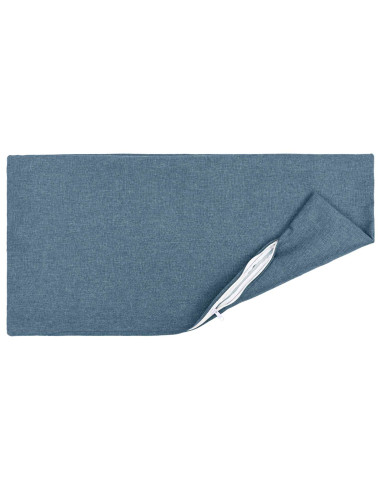 Cuscino con cuscino HEERLEN 2 pz Blu jeans Tessuto