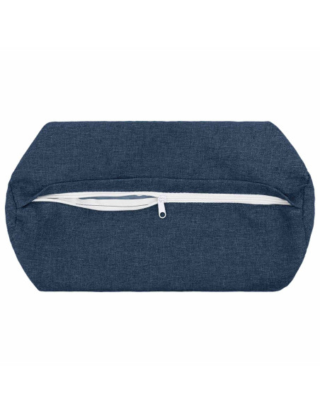 Cuscino con cuscino HEERLEN 6 pz Blu Tessuto