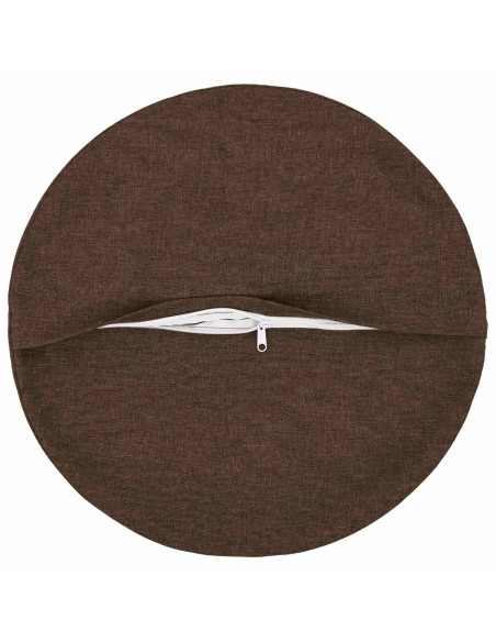 Cuscino con cuscino HEERLEN 6 pz Marrone Tessuto