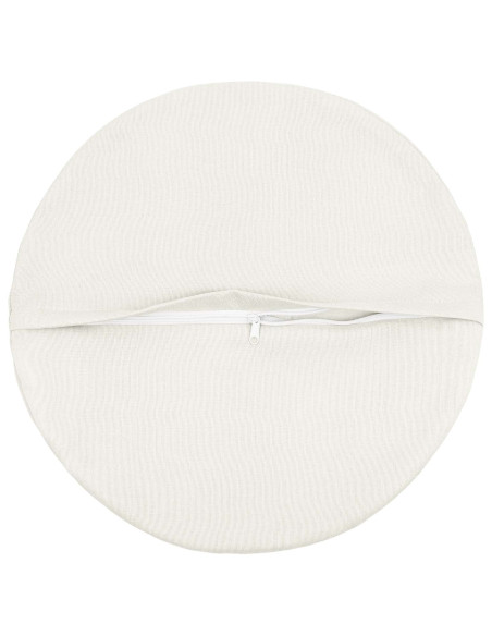 Cuscino con cuscino HEERLEN 2 pz Bianco Tessuto