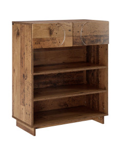 Scarpiera 73 x 38 x 87,5 cm Legno ingegnerizzato Legno antico 2