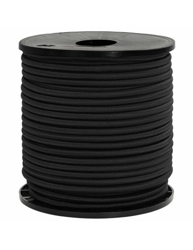 Corde Bungee 6 mm Nero PP e gomma