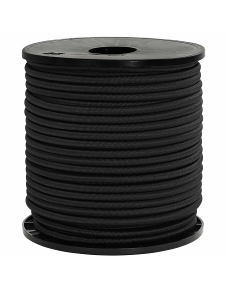 Corde Bungee 6 mm Nero PP e gomma