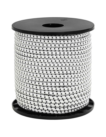 Corde Bungee 6 mm Nero e Bianco PP e gomma