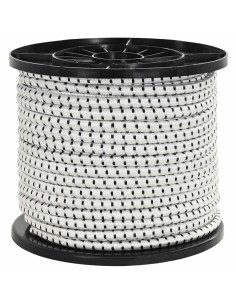 Corde Bungee 8 mm Nero e Bianco PP e gomma 2