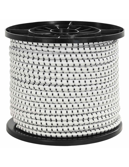 Corde Bungee 8 mm Nero e Bianco PP e gomma