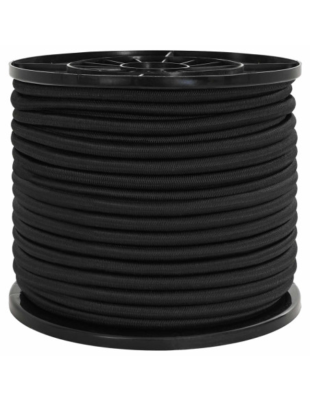 Corde Bungee 8 mm Nero PP e gomma
