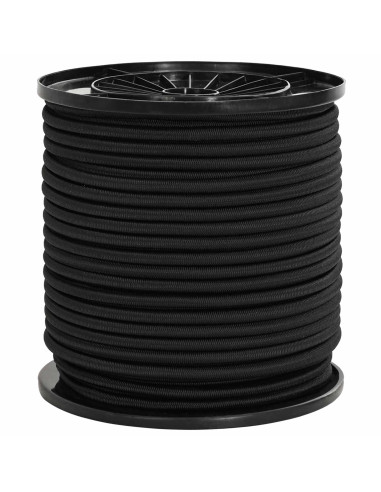 Corde Bungee 4 mm Nero PP e gomma