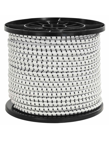 Corde Bungee 8 mm Nero e Bianco PP e gomma
