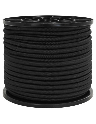 Corde Bungee 8 mm Nero PP e gomma