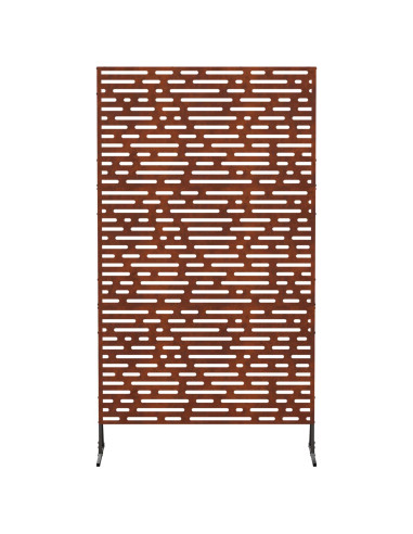 Schermo per Privacy 100 x 50 x 180 cm Acciaio Corten Ruggine