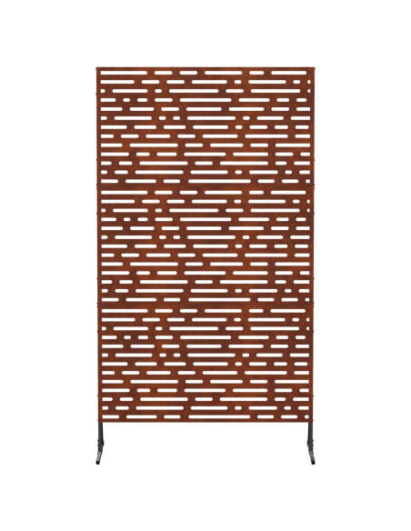Schermo per Privacy 100 x 50 x 180 cm Acciaio Corten Ruggine
