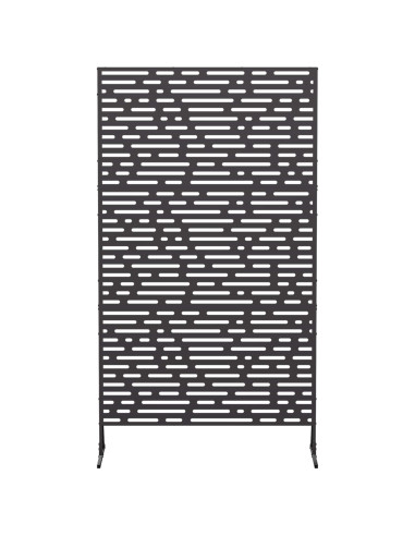 Schermo per Privacy 100 x 50 x 180 cm Acciaio Nero