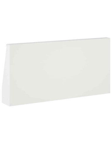 Muro di contenimento 4 pz 40 x 12 x 30 cm Acciaio Bianco