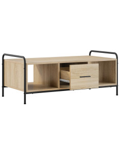 Tavolino da salotto Rovere Sonoma 99,5 x 49 x 41 cm 2