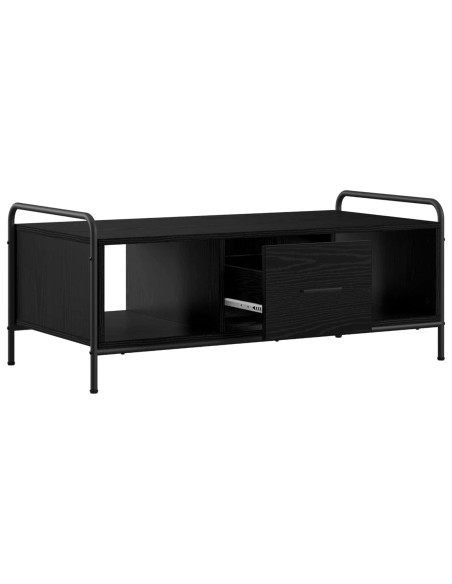 Tavolino da salotto Rovere Nero 99,5 x 49 x 41 cm