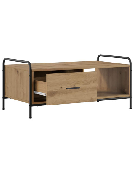 Tavolino da salotto Rovere Artigianale 90 x 49 x 41 cm