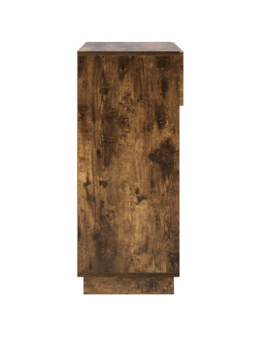 Scarpiera 73 x 38 x 87,5 cm Legno ingegnerizzato Rovere Fumo